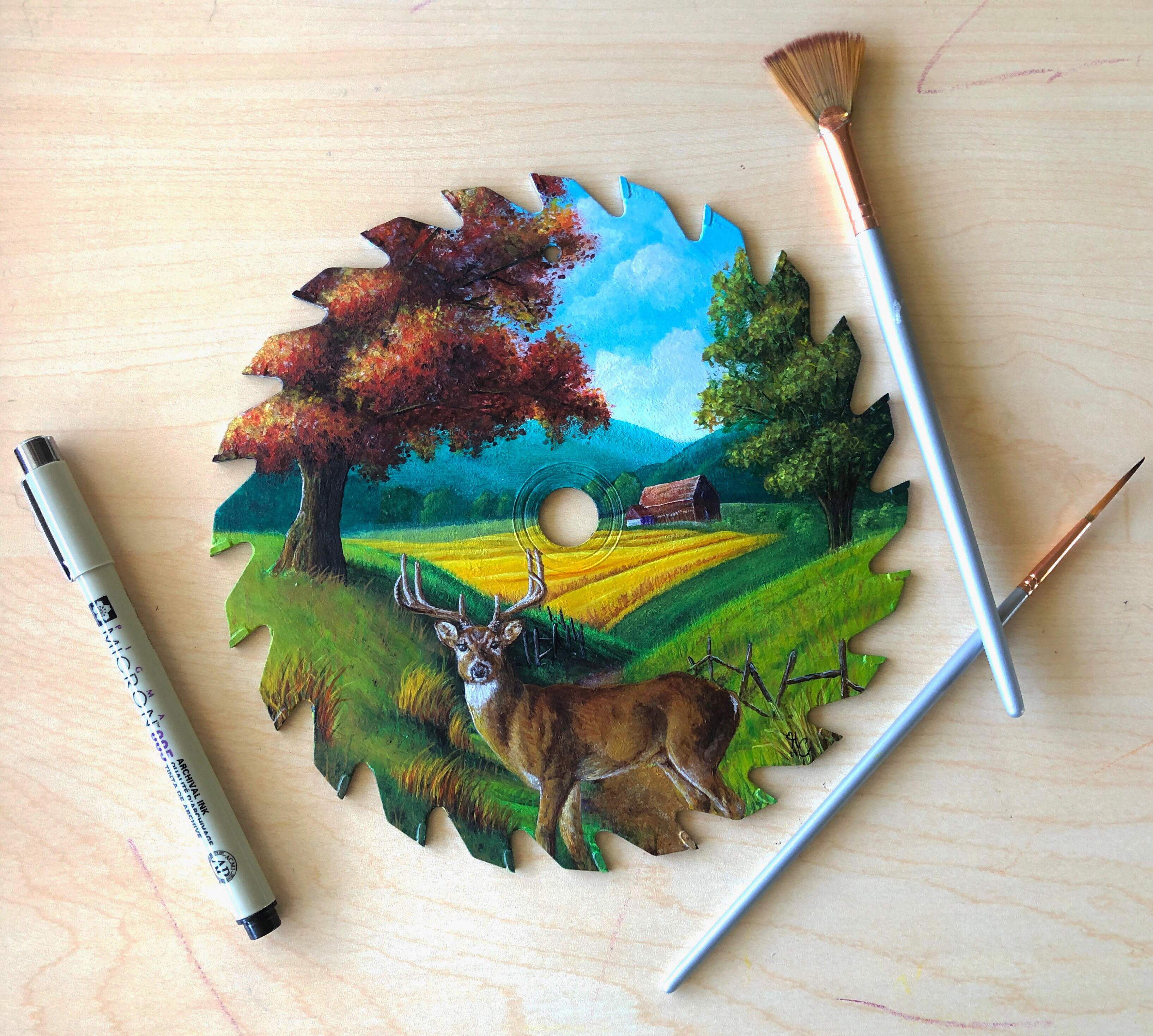 Saw Painting